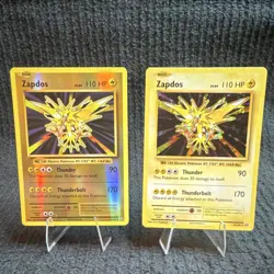 Pokemon 2016 Zapdos 42/108 Lot Holo & Reverse Holo Cards - 2 Cards - Image 1