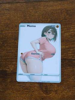 Beautiful Waifu Card - Momo Ayase Exorcise - Goddess ACG Custom DIY Fan Art Card - Image 1