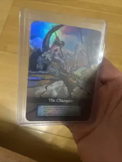 Sorcery Contested Realm - Beta - THE CHAMPION - Foil Promo Store Kit Wow Rare - Image 1