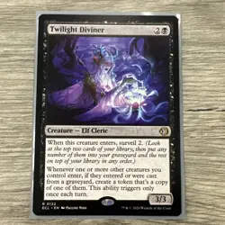 FOIL Twilight Diviner. 0122. Lorwyn Eclipsed. MTG - Image 1