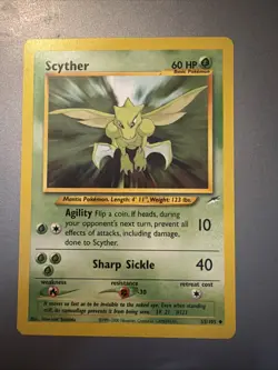 Pokemon - Scyther - Neo Destiny - 55/105 - VLP - Vintage - 2000 - Image 1