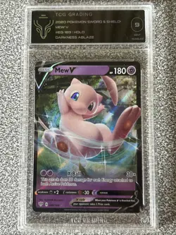Pokemon TCG Mew V Darkness Ablaze 069/189 Regular Ultra Rare TCG 9 - Image 1