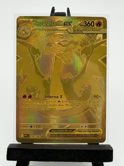 Pokemon Mega Charizard X EX Full Art Holo 130/094 Phantasmal Flames TCG 130/09 - Image 1