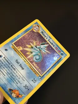 Pokemon TCG Misty's Seadra Prerelease Holo Promo 9/132 Gym Heroes NM SWIRL - Image 4