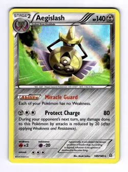 Aegislash XY - Primal Clash #100 (2015) Holo LP Pokemon - Image 1