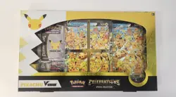 Pokemon Celebrations Pikachu V-Union Collection Box 25th Anniversary 820650809156 - Image 1