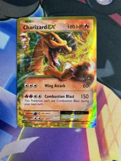 Pokemon TCG Charizard EX 12/108 XY Evolutions Holo MP - Image 3