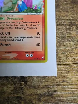 Pokemon TCG Ludicolo Delta Species Holo Rare Crystal Guardians 6/100 LP - Image 2