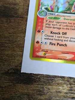 Pokemon TCG Ludicolo Delta Species Holo Rare Crystal Guardians 6/100 LP - Image 3