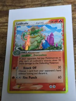 Pokemon TCG Ludicolo Delta Species Holo Rare Crystal Guardians 6/100 LP - Image 5