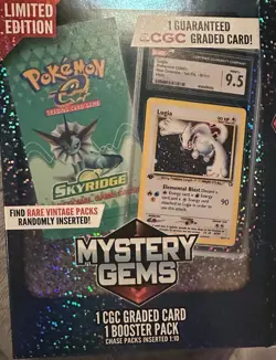 Mystery Gem Pokemon 1 CGC Graded Card And 1 Random Booster Pack - Image 3