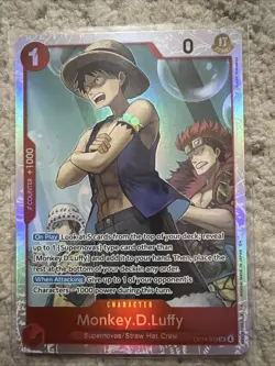 One Piece THE AZURE SEA'S SEVEN - MONKEY.D.LUFFY SR #OP14-013 ENGLISH CCG - Image 1