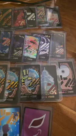 33x lot one piece jaapnese holo don!! cards assorted sets - Image 2