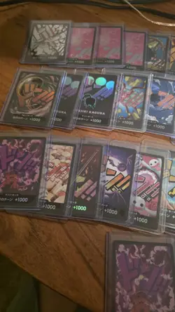 33x lot one piece jaapnese holo don!! cards assorted sets - Image 3