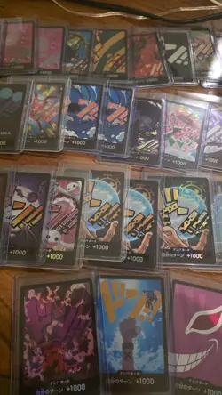 33x lot one piece jaapnese holo don!! cards assorted sets - Image 4