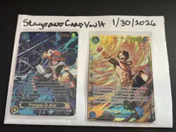One Piece TCG - Carrying On His Will (OP13) Portgas.D.Ace - EB02-028 (SP) & SEC - Image 1