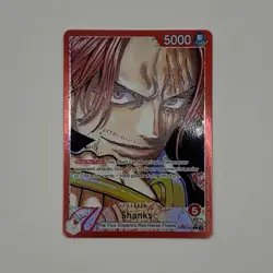 One Piece TCG Shanks OP09-001 Leader Alt Art Parallel English Emperors New World - Image 1