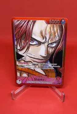 One Piece TCG English OP09-001 Shanks Leader Alt Art Parallel - Image 1