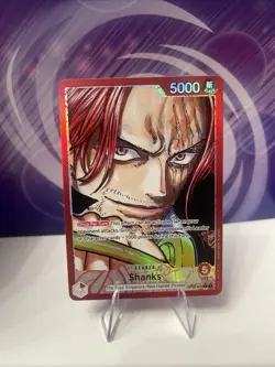 One Piece TCG English OP09-001 Shanks Leader Alt Art Parallel - Image 1