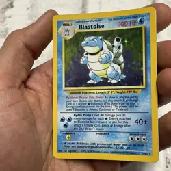 Pokemon Base Set Unlimited Blastoise 2/102 Holo Rare LP Vintage WOTC Pokemon TCG - Image 2