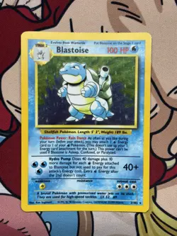 Blastoise 2/102 Holo Rare Base Set Pokemon TCG (LP) - Image 2