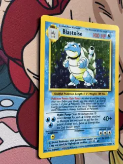 Blastoise 2/102 Holo Rare Base Set Pokemon TCG (LP) - Image 3