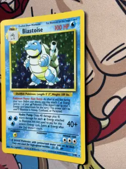 Blastoise 2/102 Holo Rare Base Set Pokemon TCG (LP) - Image 4