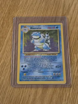 Blastoise 2/102 Base Set Holo Pokemon TCG LP - Image 3
