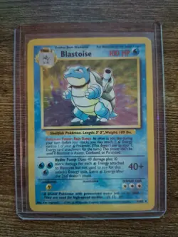 Pokemon TCG - Blastoise - 2/102 HOLO - Base Set 1999 Original MP/LP - Image 3