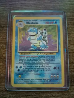 Pokemon TCG - Blastoise - 2/102 HOLO - Base Set 1999 Original MP/LP - Image 4