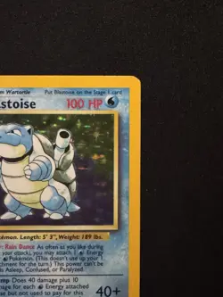 Pokemon TCG Blastoise 2/102 Holo Card Base Set LP/NM - Image 3