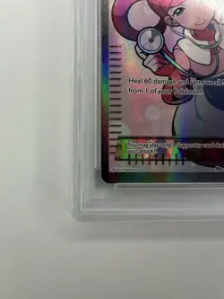 2014 POKEMON CENTER LADY FULL ART HOLO #105 XY FLASHFIRE PSA 5 - Image 4