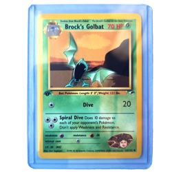 Brock's Golbat 39/132 Pokemon TCG 1st Edition Gym Heroes NM Vintage 2000 Card - Image 1