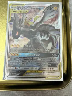 Pokemon TCG Pikachu & Zekrom GX Team Up Holo - Image 2