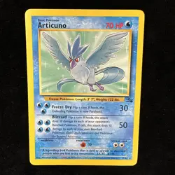 Articuno Fossil Set Pokemon Card Non Holo 17/62 Rare Near Mint - Image 1