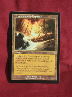 Terramorphic Expanse Magic MTG Commander: The Brothers' War English Retro Frame - Image 3