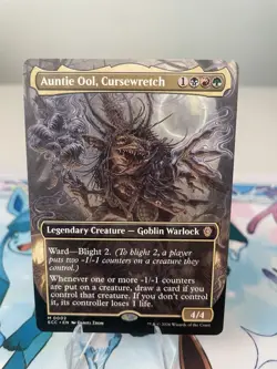 Auntie Ool, Cursewretch (Borderless) Commander: Lorwyn Eclipsed Regular MTG NM - Image 1