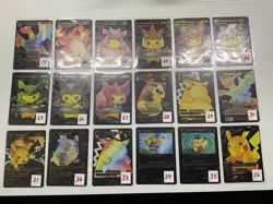POKEMON CARDS ( BLACK FOIL CARDS ) Fan Art EX, V, VMAX, GX, DX ~YOU PICK~ - Image 2