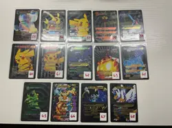 POKEMON CARDS ( BLACK FOIL CARDS ) Fan Art EX, V, VMAX, GX, DX ~YOU PICK~ - Image 4