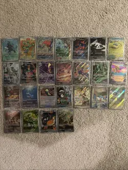 25 Card Pokemon Lot, Illustration Rare Special Illustration Rare Master Ball sir - Image 1