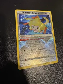 Radiant Jirachi - 120/195 Ultra Rare Silver Tempest NM Pokemon TCG - Image 2