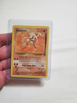 Hitmonlee - 22/62 Fossil Unlimited Rare - Pokemon TCG WOTC - LP - Image 1