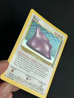 Pokemon TCG Ditto 3/62 Fossil Holo LP - Image 3
