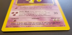 Hypno Pokemon TCG Fossil Set Unlimited 23/62 Rare Non-Holo LP - Image 4