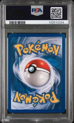 2002 POKEMON EXPEDITION #99 CHIKORITA-REVERSE FOIL PSA 8 - Image 2