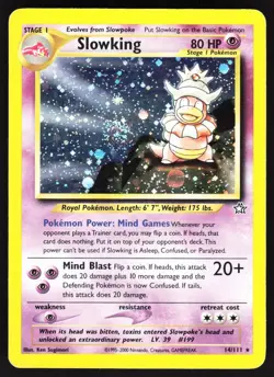 2000 NEO - GENESIS HOLO SLOWKING #14/111 - Image 1