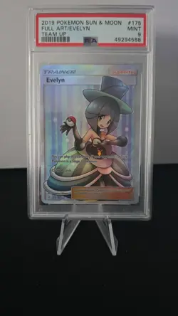 Evelyn - 175/181 - PSA 9 MINT - Full Art (Team Up) Pokemon Sun & Moon - Image 1