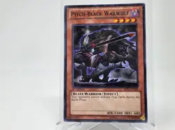 YuGiOh Pitch-Black Warwolf 1st Edition BP01-EN188 Starfoil Rare NM - Image 1