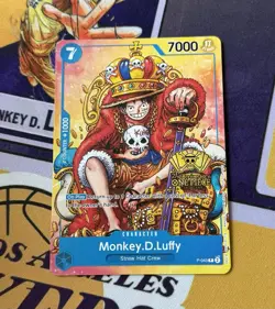 One Piece TCG Monkey.D.Luffy (2nd Anniversary Stamped Promo) P-043 - Image 1