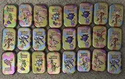 Empty Pokemon 151 Mini Tin 24 Lot - Some Coins And Art (NO PACKS) - Image 1